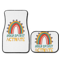 Holy Spirit Activate   Funny Christian Religious T Shirt Full Set Car Mats | Artistshot