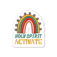 Holy Spirit Activate   Funny Christian Religious T Shirt Sticker | Artistshot