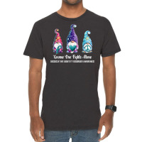 Gnome One Fights Alone Dissociative Identity Disorder T Shirt Vintage T-shirt | Artistshot