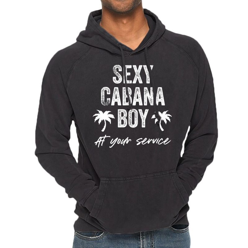 Sexy Cabana Boy Pool Party Bartender Mens Gift Vintage Hoodie by trokeryth | Artistshot