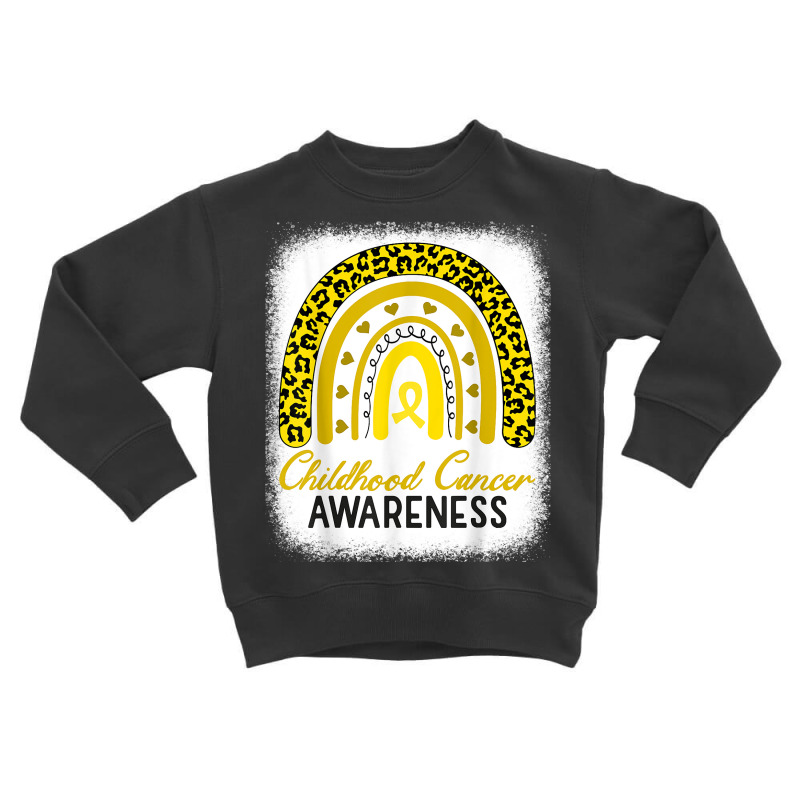 Childhood Cancer Awareness Hope Support Strong Warrior T Shirt Toddler Sweatshirt | Artistshot