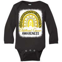 Childhood Cancer Awareness Hope Support Strong Warrior T Shirt Long Sleeve Baby Bodysuit | Artistshot