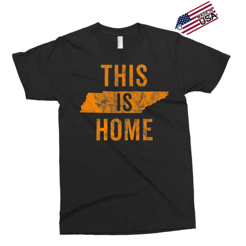 This Is Home Tennessee State Orange Proud Fan Gift Vintage Exclusive T-shirt by trokeryth | Artistshot