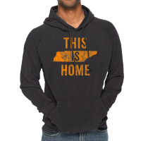 This Is Home Tennessee State Orange Proud Fan Gift Vintage Vintage Hoodie | Artistshot