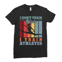 I Train Athletes – Aerialist Trainer Lyra Aerial Hoop Coach T Shirt Ladies Fitted T-shirt | Artistshot