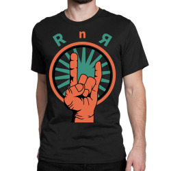Hand of rock and roll Classic T-shirt | Artistshot