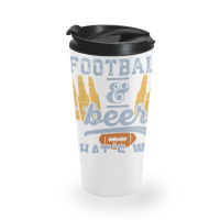 Football & Beer That's Why I'm Here For Coach And Dad Travel Mug | Artistshot