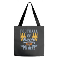 Football & Beer That's Why I'm Here For Coach And Dad Tote Bags | Artistshot