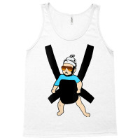 Womens Carlos   Hangover Baby With Sunglasses In A Strap V Neck T Shir Tank Top | Artistshot