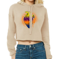 Human Colorful Heart Cropped Hoodie | Artistshot