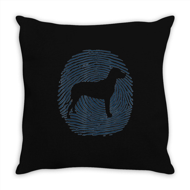 Finnish Hound Dna Fingerprint Dog Finnish Hound Throw Pillow by STACYSCHUDEL | Artistshot