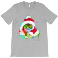 Merry Christmas Cat T-shirt | Artistshot