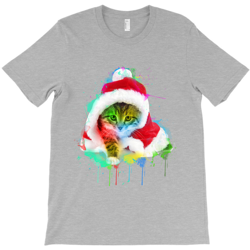 Merry Christmas Cat T-shirt | Artistshot