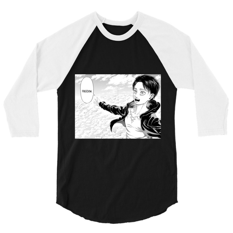 Attack On Titan Eren Black T-Shirt