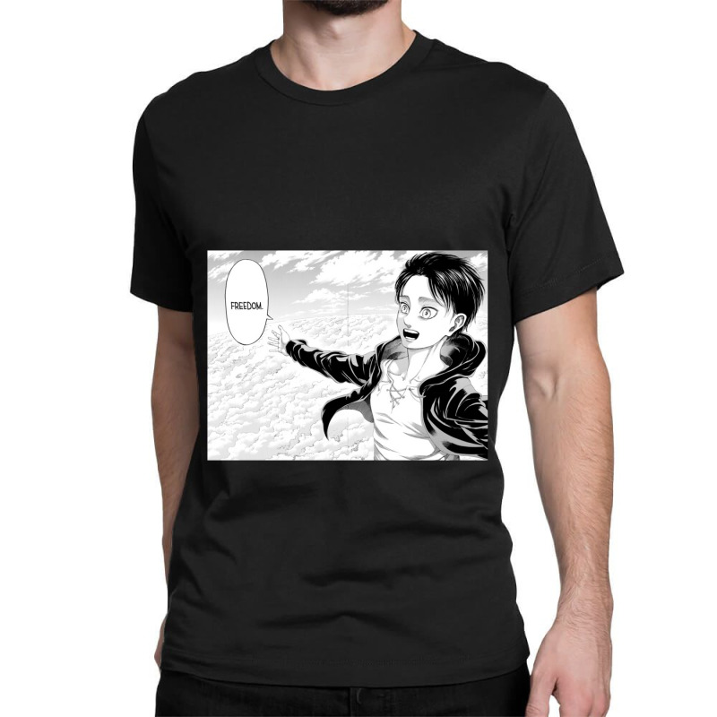 Attack On Titan Eren Black T-Shirt