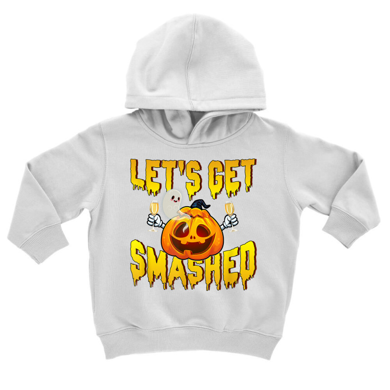 Men Lets Get Smashed Funny Pumpkin Halloween Costume T Shirt Toddler Hoodie by dubrayhecallezhd | Artistshot