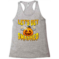 Men Lets Get Smashed Funny Pumpkin Halloween Costume T Shirt Racerback Tank | Artistshot