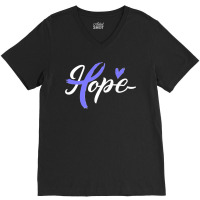 Hope   Esophageal Cancer Suppor  For Esophageal Cancer Premium V-neck Tee | Artistshot