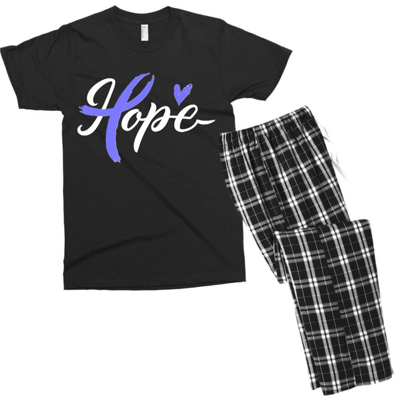 Hope   Esophageal Cancer Suppor  For Esophageal Cancer Premium Men's T-shirt Pajama Set by PamelaJeanBrink | Artistshot