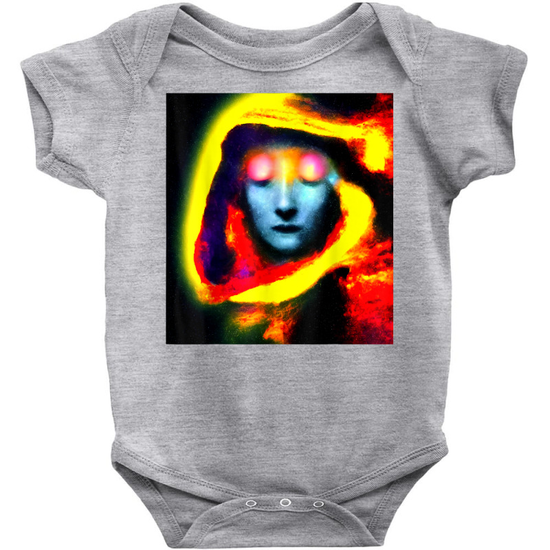 Mysterious Time Traveler Cyborg, Artificial Intelligence Art T Shirt Baby Bodysuit by dubrayhecallezhd | Artistshot