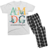 Amdg Ad Majorem Dei Gloriam Latin Catholic Mom Mother’s Day T Shirt Men's T-shirt Pajama Set | Artistshot