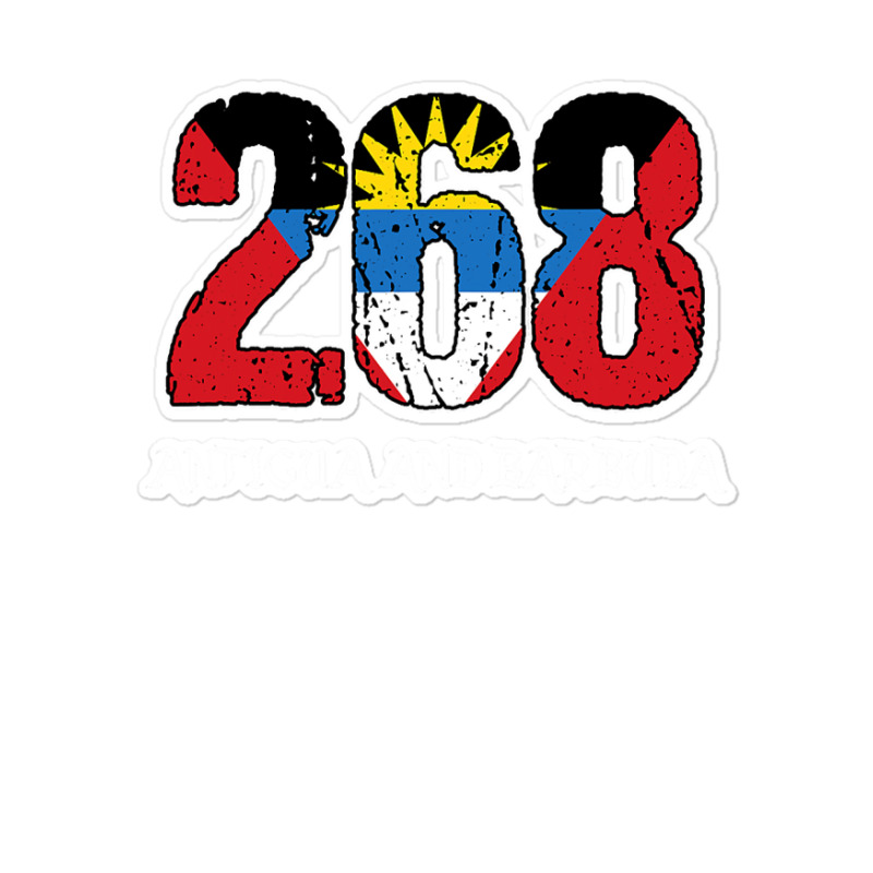 Patriotic 268 Barbuda Antigua Barbudan Antiguan National Sticker | Artistshot