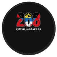 Patriotic 268 Barbuda Antigua Barbudan Antiguan National Round Patch | Artistshot