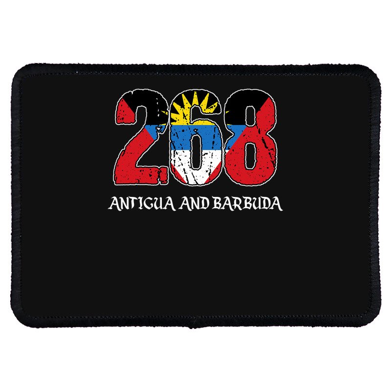 Patriotic 268 Barbuda Antigua Barbudan Antiguan National Rectangle Patch | Artistshot