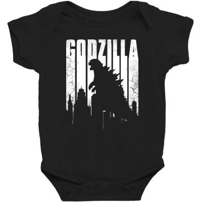 Godzilla  Vintage Baby Bodysuit Designed By Allison Serenity