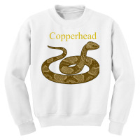 Copperhead Snake Venomous Pit Viper Long Sleeve T Shirt Youth Sweatshirt | Artistshot