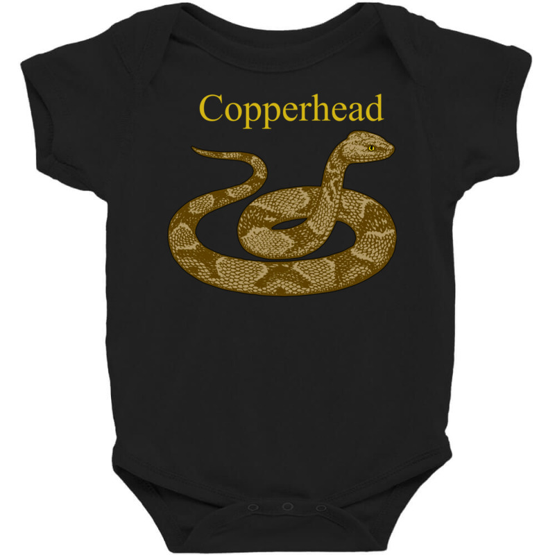 Copperhead Snake Venomous Pit Viper Long Sleeve T Shirt Baby Bodysuit | Artistshot