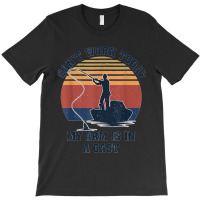 I Can't Work Today My Arm Is In A Cast Fishing Father's Day T-shirt | Artistshot