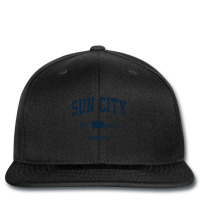 Sun City Kansas Ks Vintage Athletic Navy Sports Design Long Sleeve T S Printed Hat | Artistshot