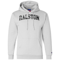 Ralston Vintage Arch College University Alumni T Shirt Champion Hoodie | Artistshot