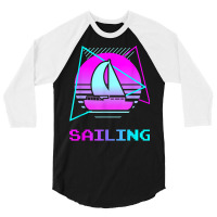 Retro Vintage Classic Sailing Sail Sailor T Shirt 3/4 Sleeve Shirt | Artistshot