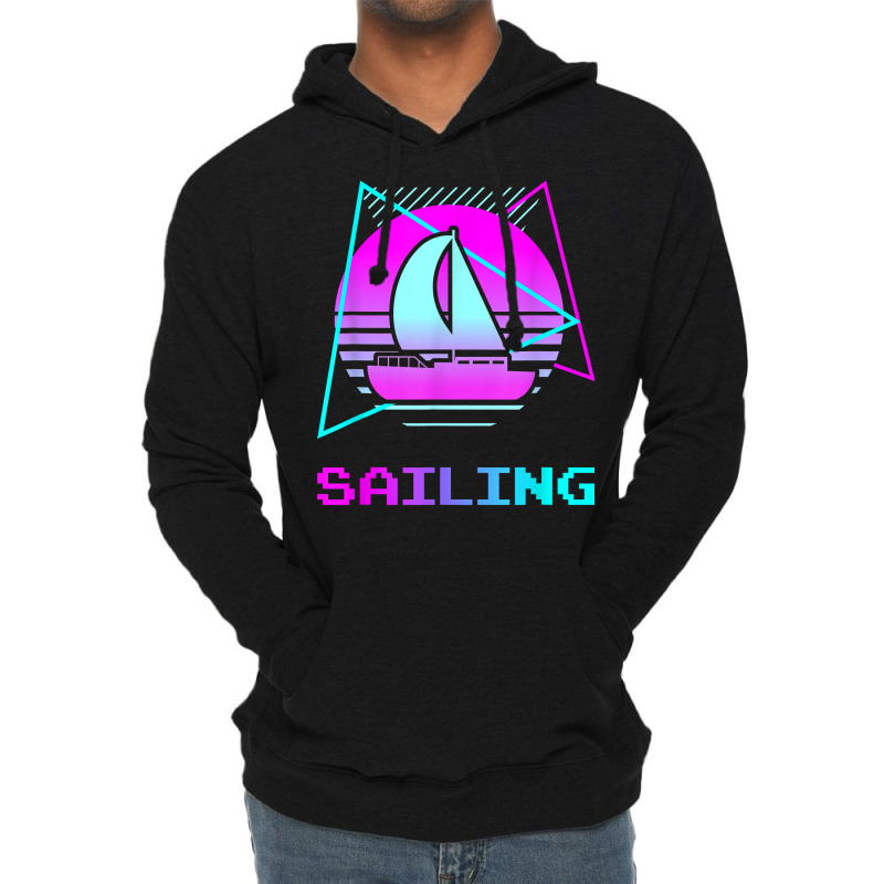 Retro Vintage Classic Sailing Sail Sailor T Shirt Lightweight Hoodie | Artistshot