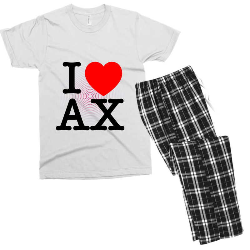 I Heart Ax (aland Islands) Men's T-shirt Pajama Set by horabpod | Artistshot