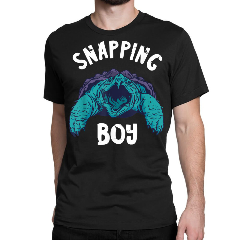 Snapping Boy Sea Animal Snapping Turtle Lover Reptile Lover T Shirt Classic T-shirt | Artistshot