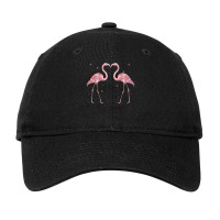 Exotic Birds Couples Gift Idea Valentines Day Love Flamingo Long Sleev Adjustable Cap | Artistshot