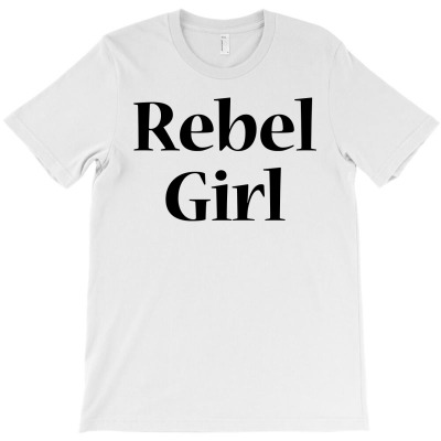 Rebel Girl  - Black T-shirt Designed By Afandi.