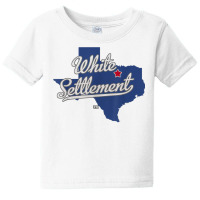 White Settlement Texas Tx Map T Shirt Baby Tee | Artistshot