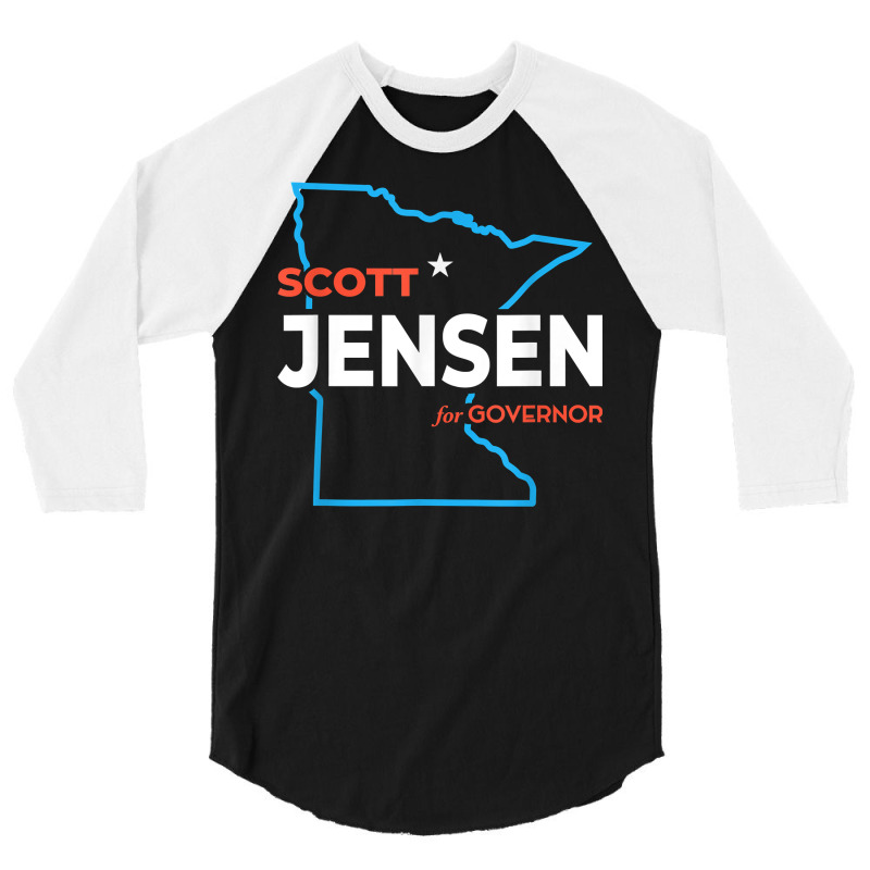 Scott Jensen Minnesota Governor Election 2022 Mn Men Women T Shirt 3/4 Sleeve Shirt | Artistshot