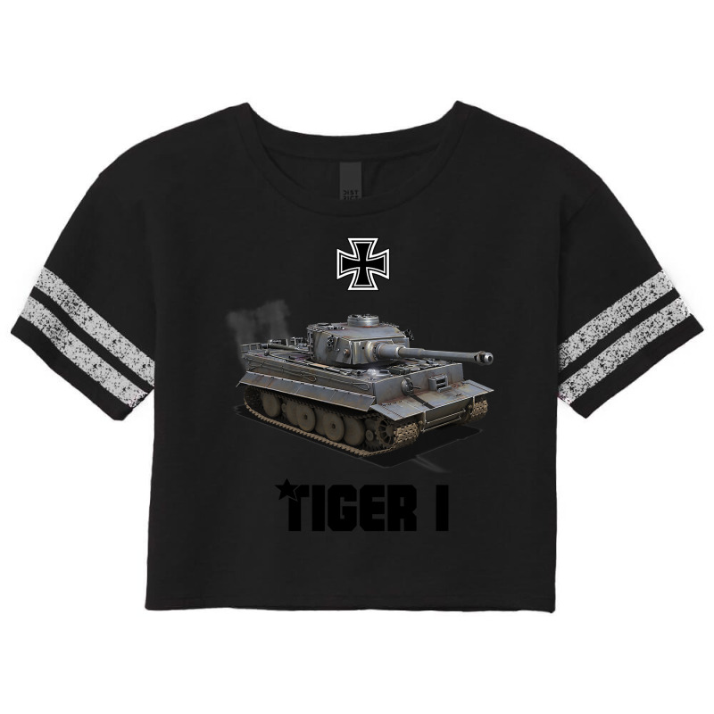 Tiger I German Heavy Tank Ww2 Military Panzerkampfwagen Scorecard Crop Tee by trokeryth | Artistshot