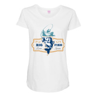 Big Fish Vector Maternity Scoop Neck T-shirt | Artistshot