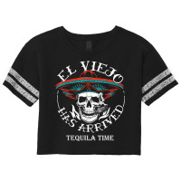 El Viejo Has Arrived Tequila Time Vintage T Shirt Scorecard Crop Tee | Artistshot