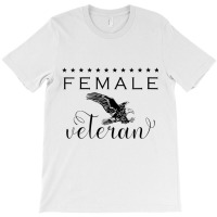 Womens Female Veteran Gift Women Girls Retired Military Soldiers V Nec T-shirt | Artistshot