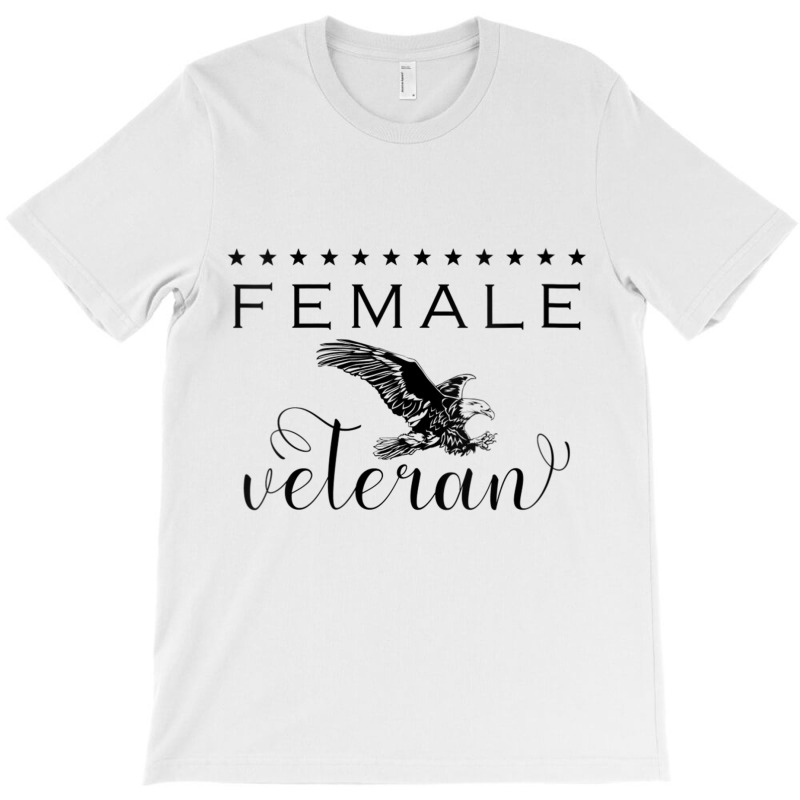 Womens Female Veteran Gift Women Girls Retired Military Soldiers V Nec T-shirt | Artistshot