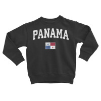 Panama T Shirt Vintage Sports Design Panamanian Flag Tee T Shirt Toddler Sweatshirt | Artistshot