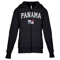 Panama T Shirt Vintage Sports Design Panamanian Flag Tee T Shirt Youth Zipper Hoodie | Artistshot