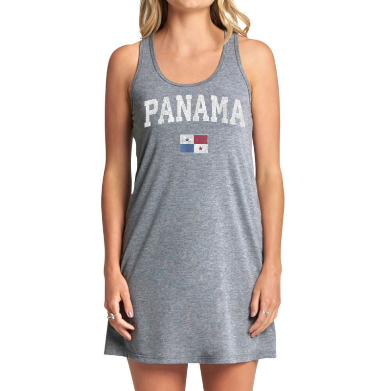 Panama T Shirt Vintage Sports Design Panamanian Flag Tee T Shirt Tank Dress by cm-arts | Artistshot